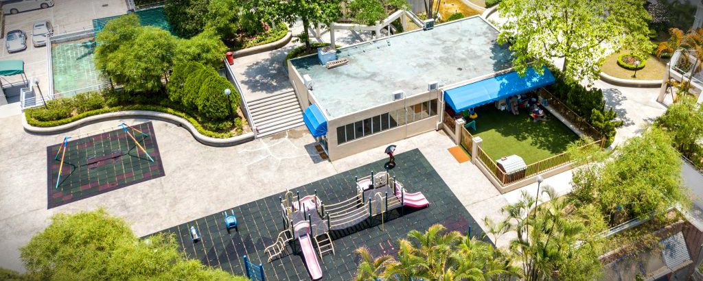 About David Exodus Kindergarten Tai Wai campus Overhead bird's eye view